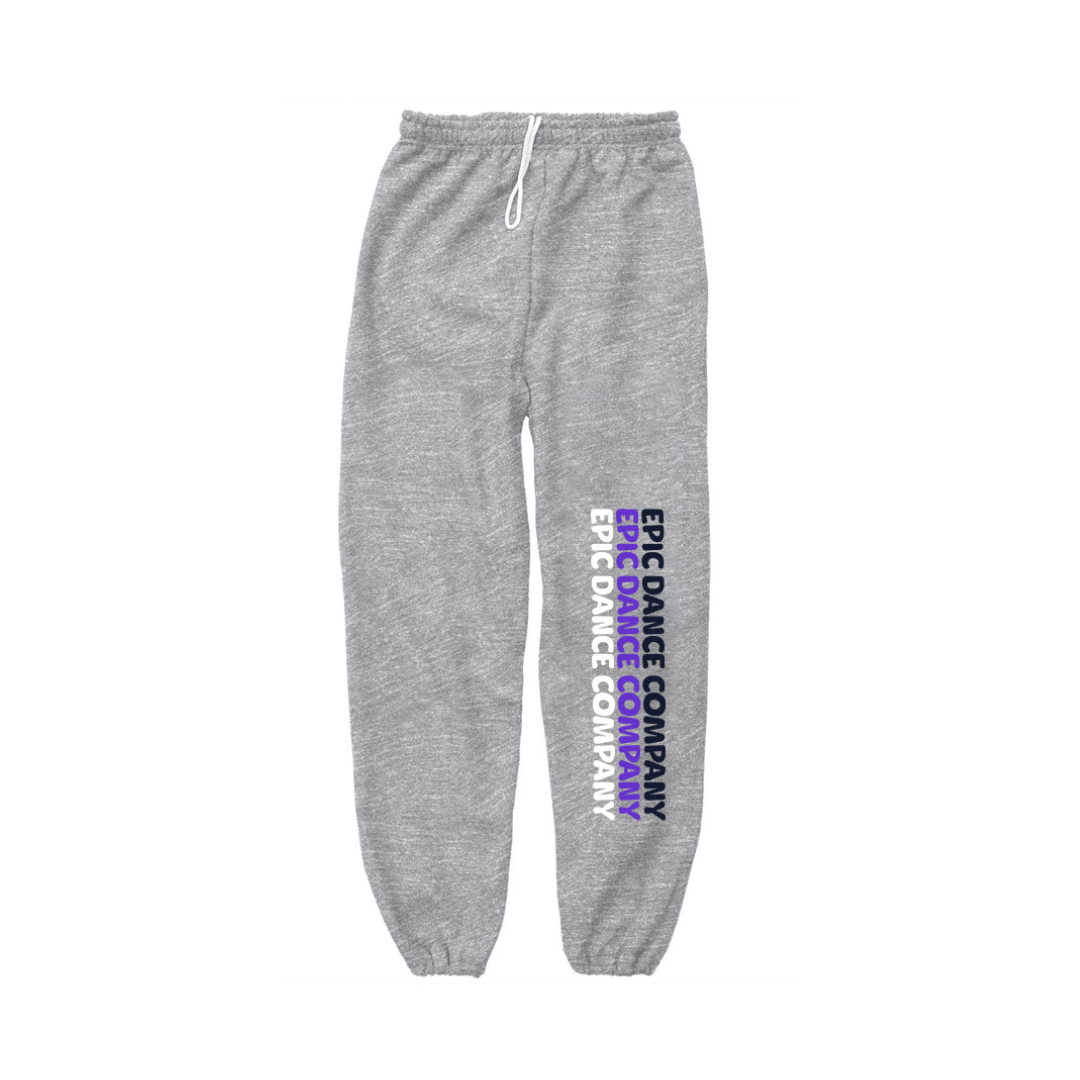 Epic Dance Company Adult Sweatpants Grey