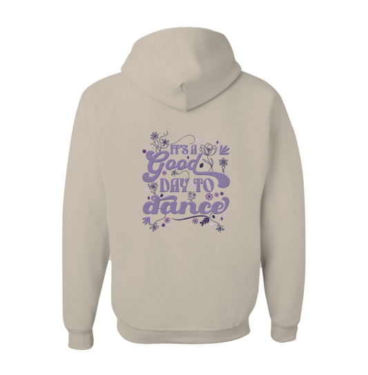 Adult Floral Embroidered Hoodie