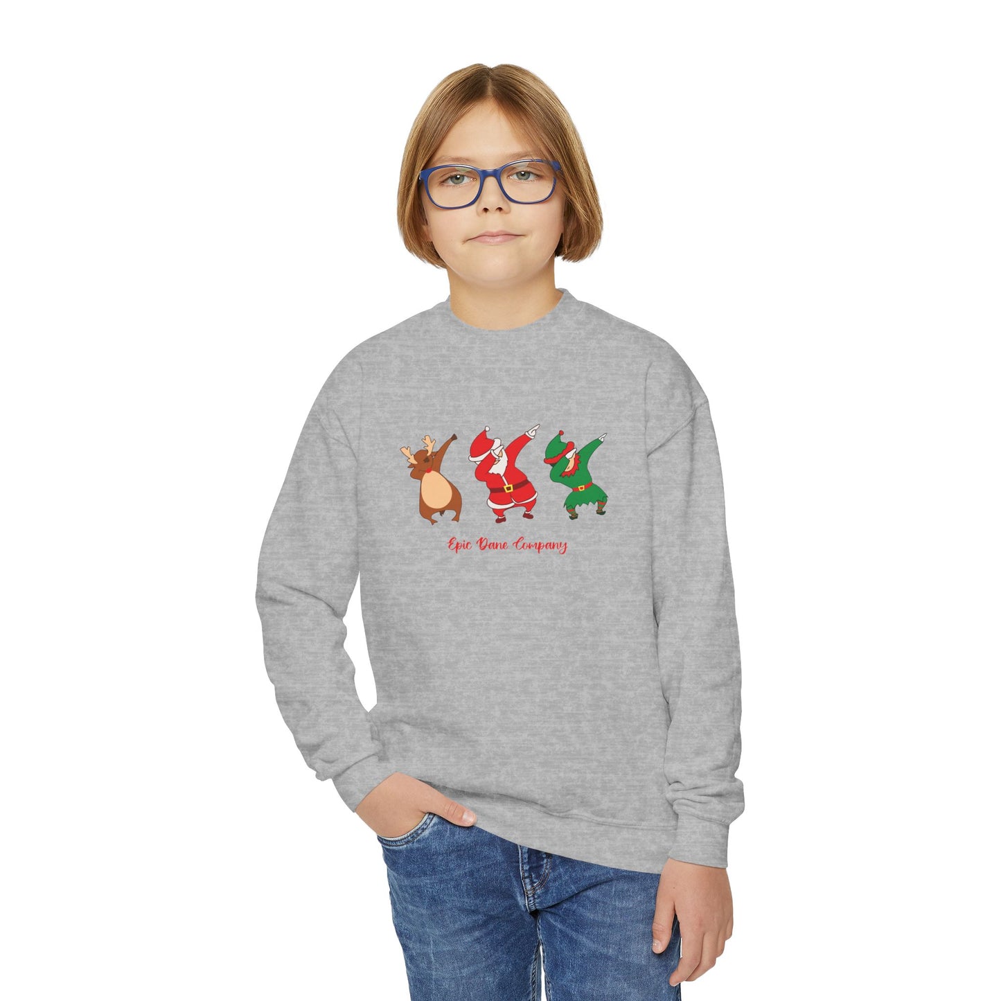 Youth "Dabbing all the Way" Crewneck