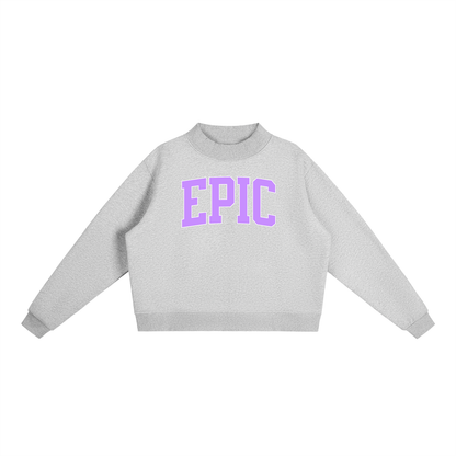 Adult Parke Inspired Mock Neck Crew