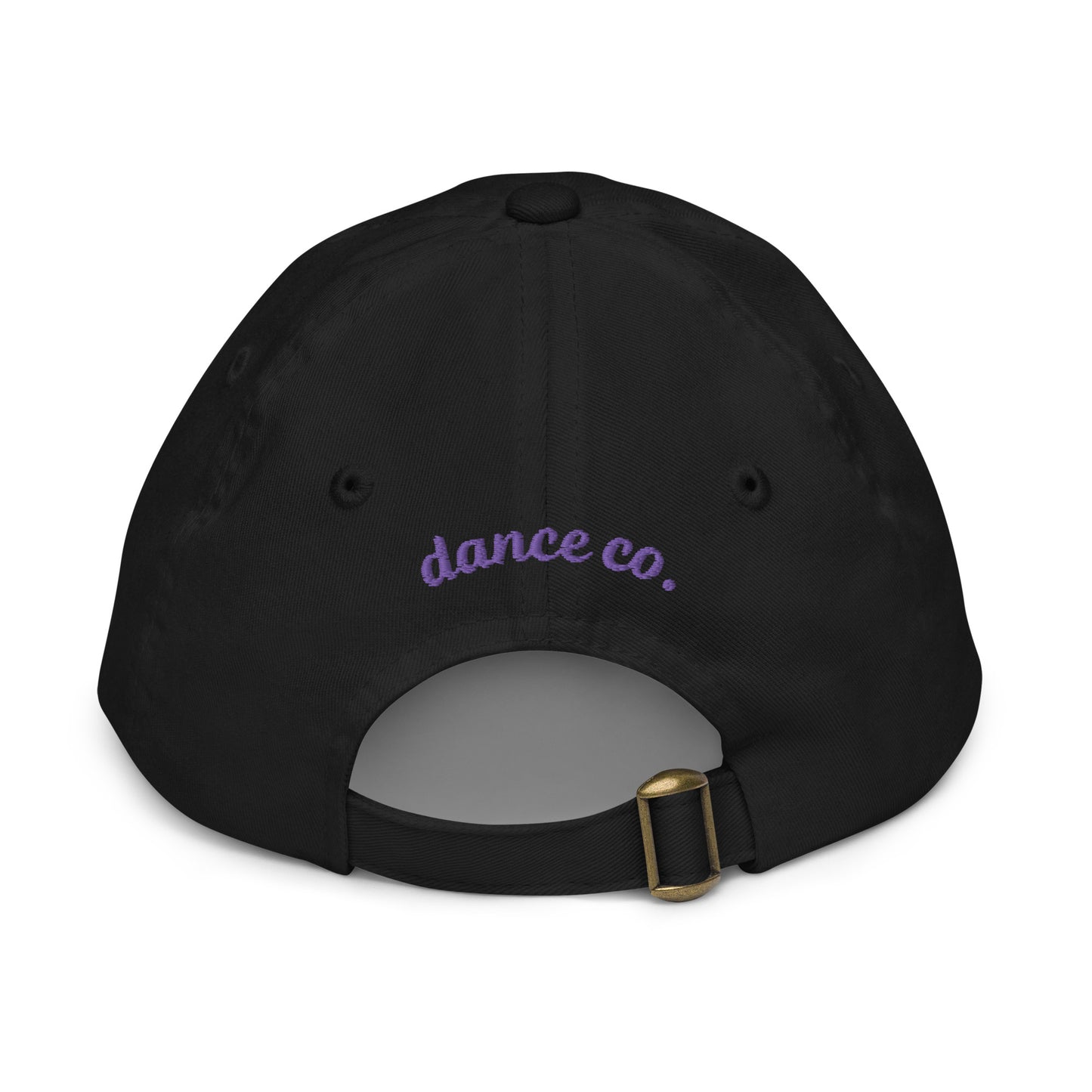 Youth Tagline Baseball Hat "Purple Embroidery"